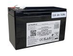 Ultramax LI7-12, 12v 7Ah Lithium Iron Phosphate LiFePO4 Battery 30 degree angle